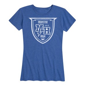 Women's - Monster High - Monster High Crest Short Sleeve Graphic T-Shirt - 1 of 4