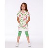 Deux par Deux Girl Organic Cotton Legging Green - 2 of 4