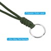 Unique Bargains Braided Wrist Polyester Keychain ID Card Lanyard with Hook 3 Pcs - 4 of 4