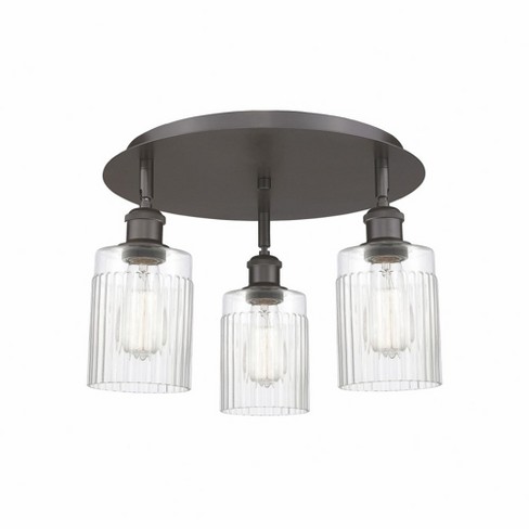 Innovations Lighting Hadley 3 - Light Flush Mount in  Oil Rubbed Bronze - image 1 of 1