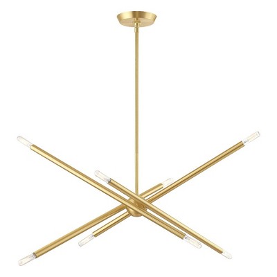 Livex Lighting Soho 8 - Light Chandelier in  Satin Brass