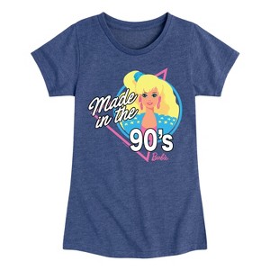 Girls' - Barbie - Made in the 90's Fitted Short Sleeve Graphic T-Shirt - 1 of 4