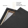 Unique Bargains Painting Blank Art Canvas Board 4 Pcs Black - 4 of 4