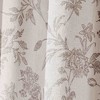 BAGOKIE 72"x72" Floral Cotton Linen Shower Curtain, Pack of 1 - 2 of 3