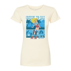 Women's - Barbie - Beach Fitted Graphic T-Shirt - 1 of 2