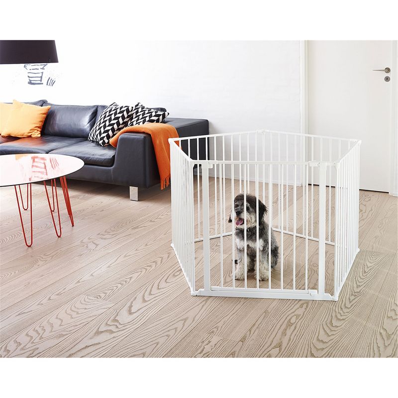 Scandinavian Pet Design Pet Flex System Wall Mounted At Home Dog Gate for Fireplaces, Wide and Irregular Door Openings, and Staircases, 5 of 7