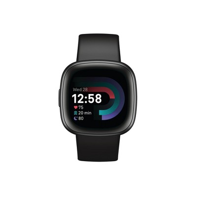 Fitbit Versa 4 Fitness Smartwatch with Daily Readiness, GPS, FB523BKBK-US - Manufacturer Refurbished