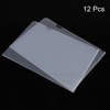 Unique Bargains L Type Folders File Project Pockets Clear Paper Document Jacket Sleeve for Office 12 Pcs Green