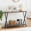 Whizmax 2-Tier Narrow Console Sofa Side Table for Entryway, Hallway, Living Room - 2 of 4