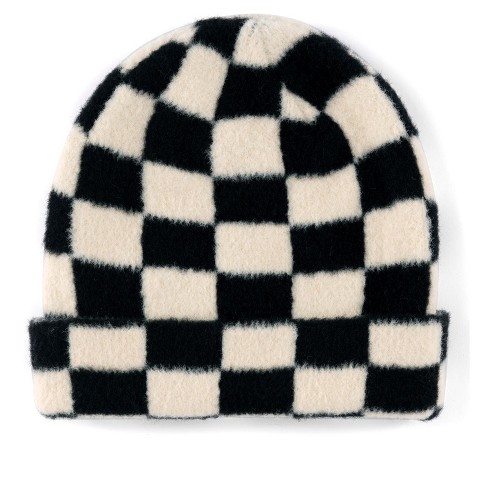 Shiraleah Black And White Check Tanner Beanie : Target