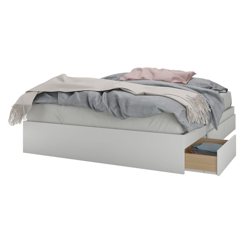 Aura 3 Drawer Storage Bed with Headboard - Nexera, 1 of 10