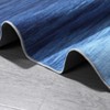 Gradient Color Contemporary Area Rug - Machine Washable Modern Ombre Carpet, Non-Slip Non-Shedding Throw Rug for Living Room Bedroom Laundry - 3 of 4