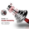 NAYSAYE Dumbbell 44LBS Adjustable Set with 3 in 1 Barbell Connector Chrome Plated Weights for Home Gym, Silver, 18.5"*11.41"*7.87" - 2 of 4