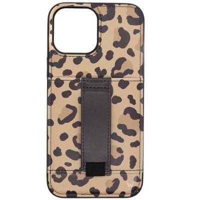 Walli Cases Brown Leopard Phone Case with Wallet and Finger Strap