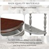 Kumasinova 52" Curved Console Table with Drawers,Entryway Table with Storage Shelf,Modern Sofa Table for Living Room,Hallway - 4 of 4