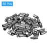 Unique Bargains Copper Rust-proof Glue-in Tassel Necklace Leather Cord End Caps 50 Pcs - 3 of 4