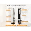 PAGED 6Full Length Mirror 360°Rotating Full Body Mirror Wood Floor Mirror with Hook Storage Rack Coat Rack for Bedroom, Living Room - 4 of 4