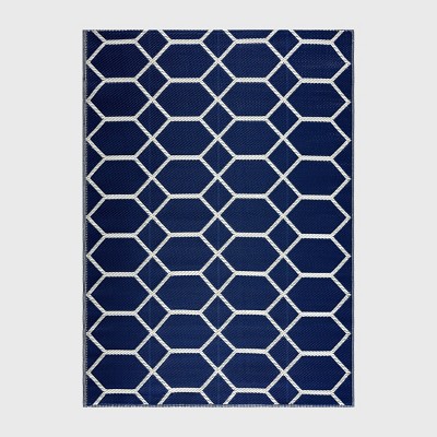 Playa Rug Miami Recycled Plastic Indoor Outdoor Folded Floor Mat