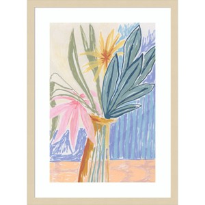 Amanti Art August Bouquet by Kate Aurelia Holloway Wood Framed Wall Art Print - 1 of 4