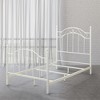 RealRooms Marlo Metal Bed Frame, Twin, White - 3 of 4