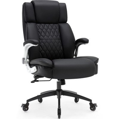 Dsvimoy Task and Office Chair High Back Office Chair with Locking Wheels Ergonomic Design for Executive Office, Black, 30.71"*22.64"*14.17"
