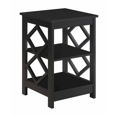 Diamond End Table Black - Breighton Home