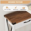 Entryway Table with 2 Drawers, 43'' Farmhouse Wood Console Sofa Table, Hallway Display Table with Storage Shelf, Industrial Foyer Table - 3 of 4
