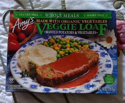 Amy's Vegan Gluten Free Frozen Organic Veggie Loaf & Mashed Potatoes ...