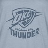 NBA Oklahoma City Thunder Women's Short Sleeve Vintage Logo Tonal Crew T-Shirt - 4 of 4