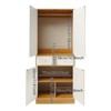 YIYIBYUS Clothes Storage Cabinet Free Standing Wardrobe Cabine for Bedroom, Wood Color - 3 of 4