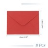 Unique Bargains Invitation Envelopes for Greeting Cards Wedding Birthday Christmas Small Linen Texture 10 Pcs - 2 of 4