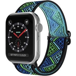 Worryfree Gadgets Stretchy Nylon Band for Apple Watch 38/40/41mm, 42/44/45mm iWatch Series 8 7 6 5 4 3 2 1 &SE - 1 of 3