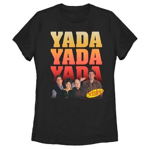 Women's Seinfeld Yada Yada Yada Cast Photo T-Shirt - 1 of 4