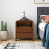 Gulches Retro Nightstand - 2-Drawer Mid-Century Bedside Table - 3 of 4