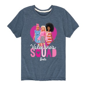 Boys' - Barbie - Valentine's Squad Short Sleeve Graphic T-Shirt - 1 of 4