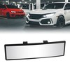 Unique Bargains Paltic Shell Curve Clip Auto Car Interior Rear View Mirror 9.45"x2.56" Black - 2 of 4