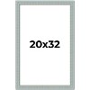 PosterPalooza | Refined Blue Picture Frame - UV Acrylic, Foam Board Backing, Hanging Hardware - 2 of 4