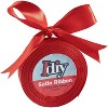 iDIY Satin Ribbon (1", 25Yards) No wire,  Arts & Crafts, Gift Wrapping, Basket Decor, Sewing Projects, Party Decor, Hair Bows - Red - 2 of 4