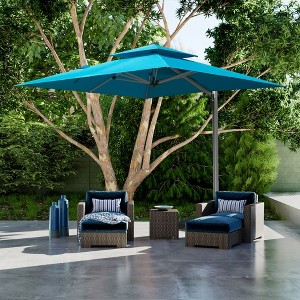 Kumasinova 360° Rotation Offset Patio Umbrella,Outdoor Umbrella with Hydraulic Lift,Beach Umbrella with Adjustable Tilt,Outdoor Umbrellas for Patio - 1 of 4