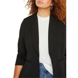 ELOQUII Women's Plus Size Ali Blazer - 1 of 4