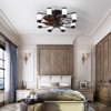 TOBILI 22-inch Modern Ceiling Fan with LED Light¨C5-Blade Fan and Cylindrical Light Fixtures for Bedroom,Living Room,and Home D¨¦cor - 3 of 4