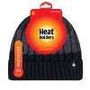 Heat Holders Men's Mavis Cable Knit Roll Up Hat  Black/charcoal One Size | Size One Size - Black/charcoal - 2 of 3