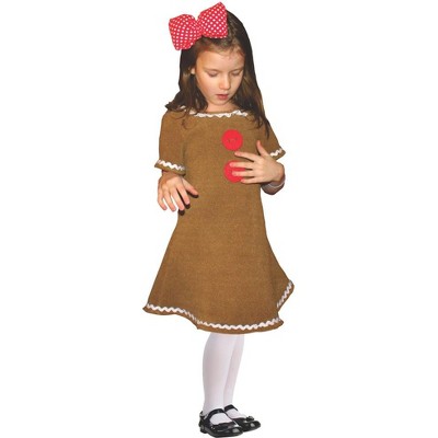 Dress Up America Gingerbread Costume for Girls