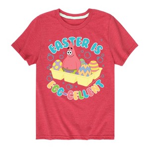 Boys' - SpongeBob Squarepants - Easter Is Egg Short Sleeve Graphic T-Shirt - 1 of 4