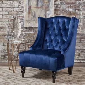 CAVINAS Accent Chair Upholstered Wingback Chair Sofa Chair Comfy Chair Reading Chair - 1 of 4