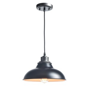 Claxy Black Pendant Light Fixture Dome Kitchen Islands Hanging Light - 1 of 4