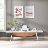 VYNXARIA Sailboat-Shaped TV Stand, 70.87 inch Modern Entertainment Center with Drawer, MDF Wood Media Console Table,White - 3 of 4