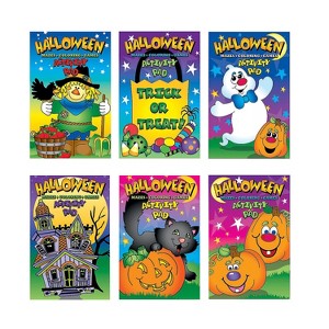 Fun Express 5" x 7" Halloween Classic Coloring & Activity Paper Pads - 12 Pc. - 1 of 2