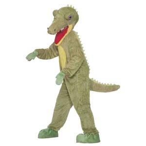 Forum Adult What a Croc Mascot Costume - One Size - Green - 1 of 1