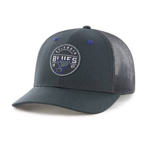 NHL St. Louis Blues Charcoal Rig Hat: Adjustable Snapback with Team Logo - 1 of 2